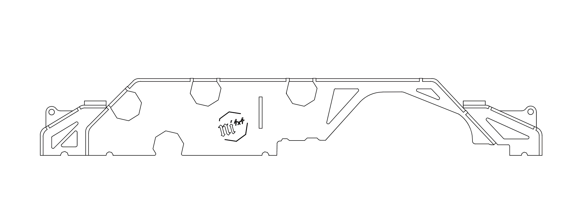F450, F550 Wide Track Super 60 Full Width Truss